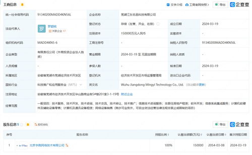 字節跳動15億元在蕪湖成立科技公司，聚焦信息技術咨詢服務